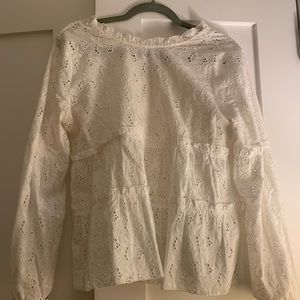 Sezane Lace Top